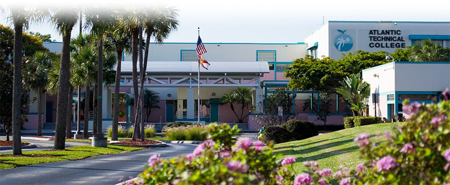 School front view Atlantic Technical College